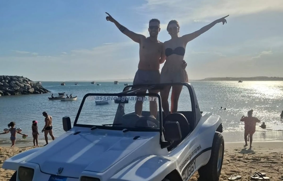 Passeio de buggy em Guarapari: nova atração turística para explorar praias do Norte e Sul