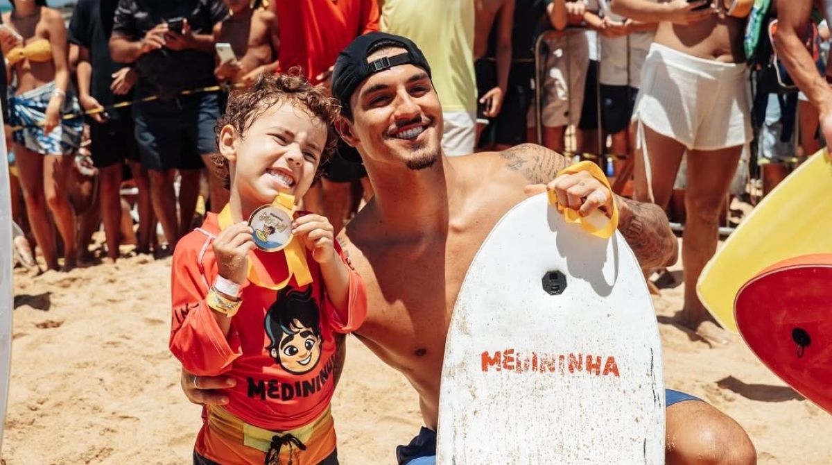 Gabriel Medina em Guarapari: evento do atleta reúne 5 mil pessoas