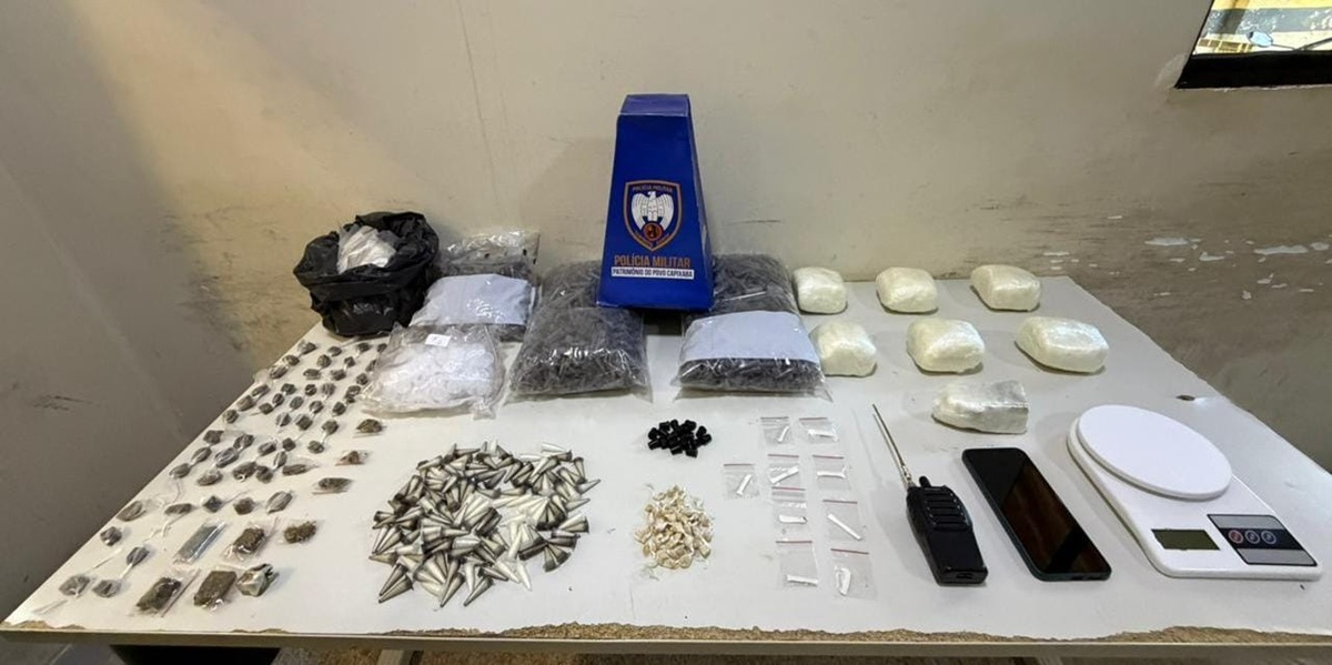 PM apreende drogas e recupera barras de chocolate furtadas em Guarapari 