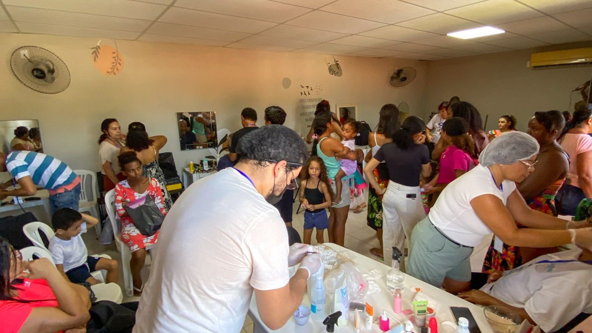 Mais de 300 atendimentos marcam ação social do Instituto IBIG em Guarapari